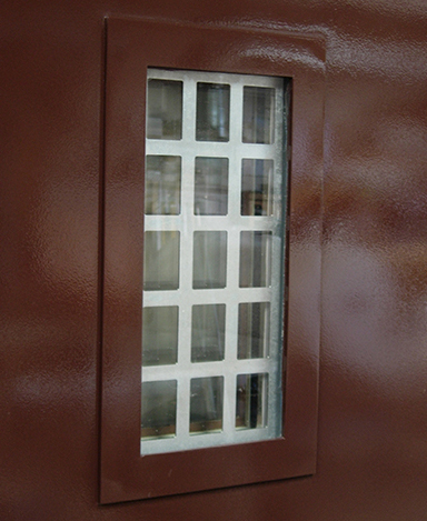 high security window - vision panel